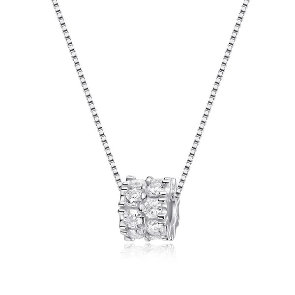 VOPU 1.6cttw D Color Moissanite Necklace Pendant